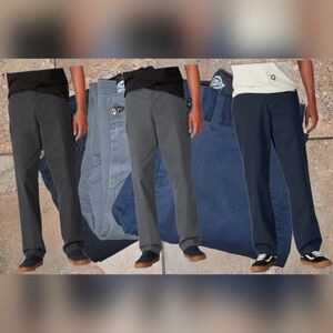 Dickies Gray and Red Skateboarding Pants